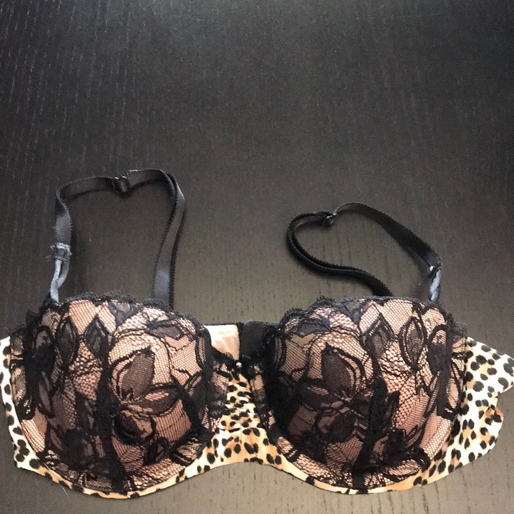 Victoria Secret Leopard and Lace Bra